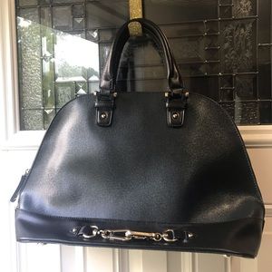 Large black dome bag